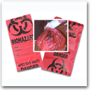 Red Biohazard Bag